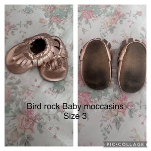 Birdrock baby moccasins.